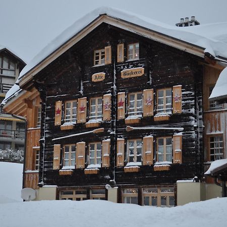 Ferienwohnung Alte Bäckerei Mürren Exterior foto
