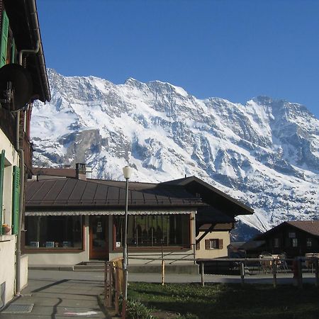 Ferienwohnung Alte Bäckerei Mürren Exterior foto