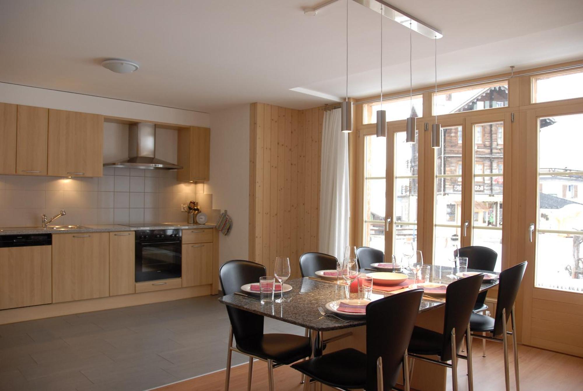 Ferienwohnung Alte Bäckerei Mürren Exterior foto