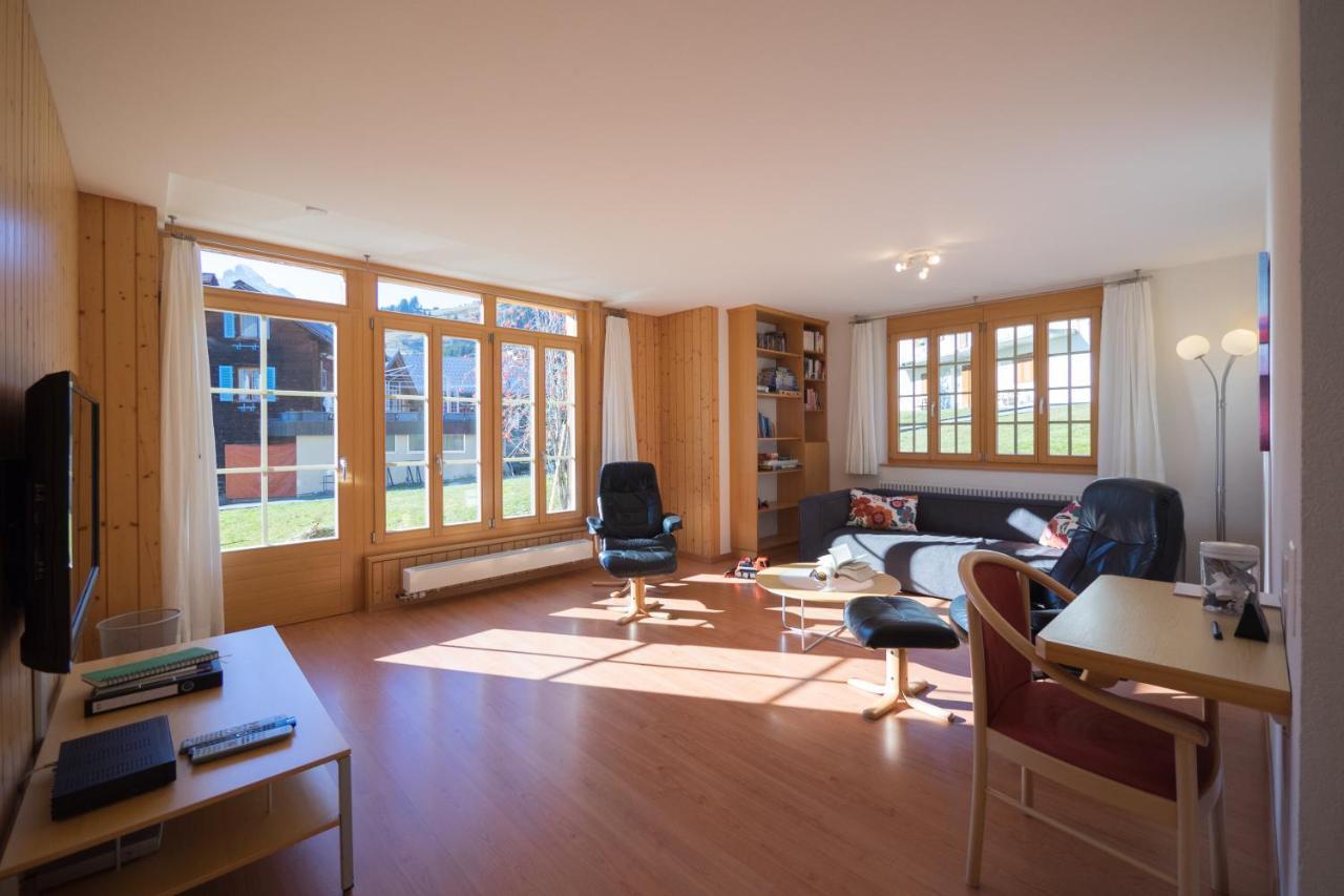 Ferienwohnung Alte Bäckerei Mürren Exterior foto